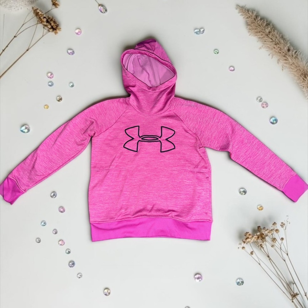 Under Armour - ColdGear Scuba Hooded Sweatshirt - Womens Small Loose Fit